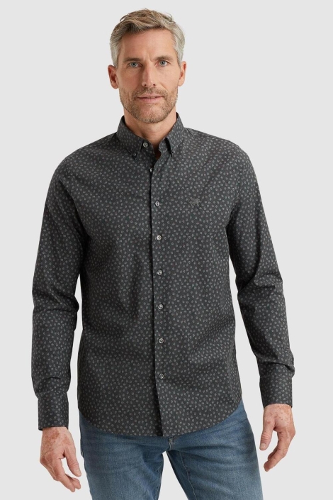 Vanguard long sleeve shirt print on poplin
